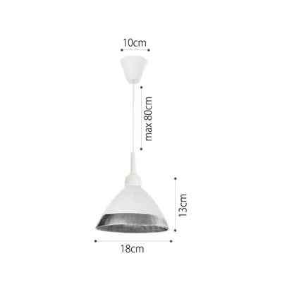 InLight Κρεμαστό φωτιστικό από καφέ γυαλί 1XE14 D:18cm (4409-Γ-Καφέ)