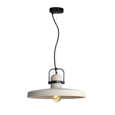 InLight Κρεμαστό φωτιστικό γκρι από τσιμέντο 1XE27 D:40cm (4434)