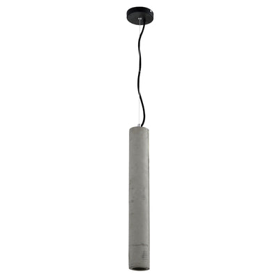 InLight Κρεμαστό φωτιστικό γκρι από τσιμέντο 1XE27 D:7cm (4435)