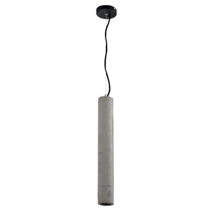 InLight Κρεμαστό φωτιστικό γκρι από τσιμέντο 1XE27 D:7cm (4435)