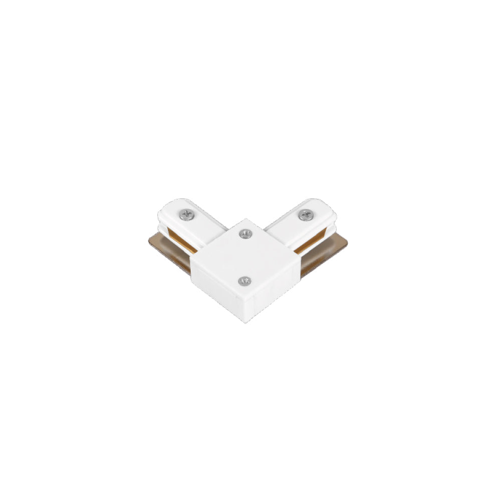InLight Σύνδεσμος L Λευκός Μονοφασικής Ράγας (TC1-029-WH)