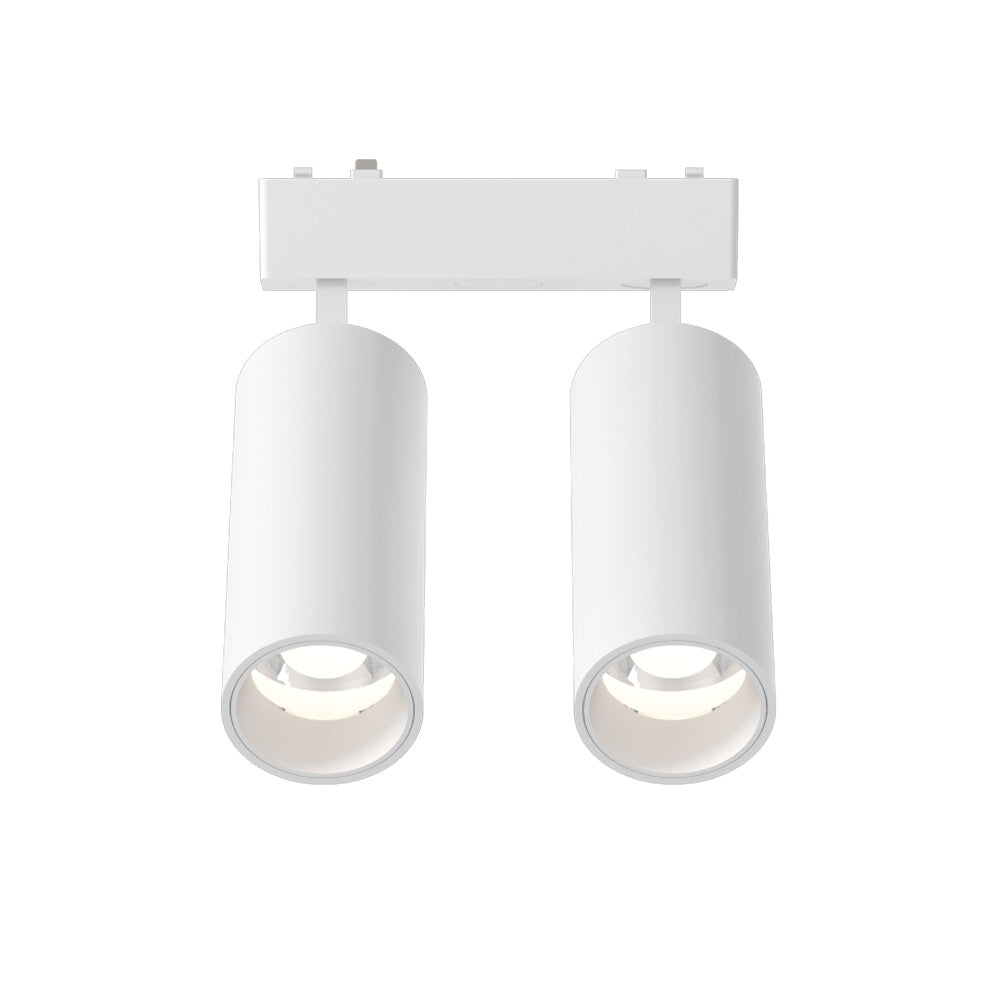 InLight Φωτιστικό LED 2x9W 3000K για Ultra-Thin μαγνητική ράγα σε λευκή απόχρωση D:16cmX4,4cm (T03801-WH)