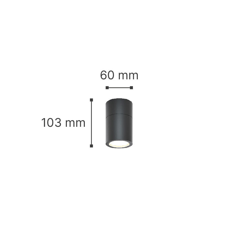 it-Lighting Chelan 1xGU10 Outdoor Ceiling Down Light Anthracite D:10.3cmx6cm (80300144)