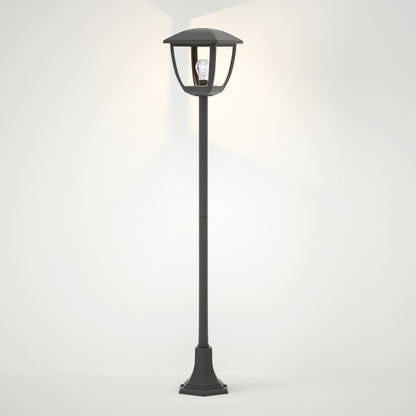 it-Lighting Avalanche 1xE27 Outdoor Pole Light Black D:120cmx18.5cm (80500114)