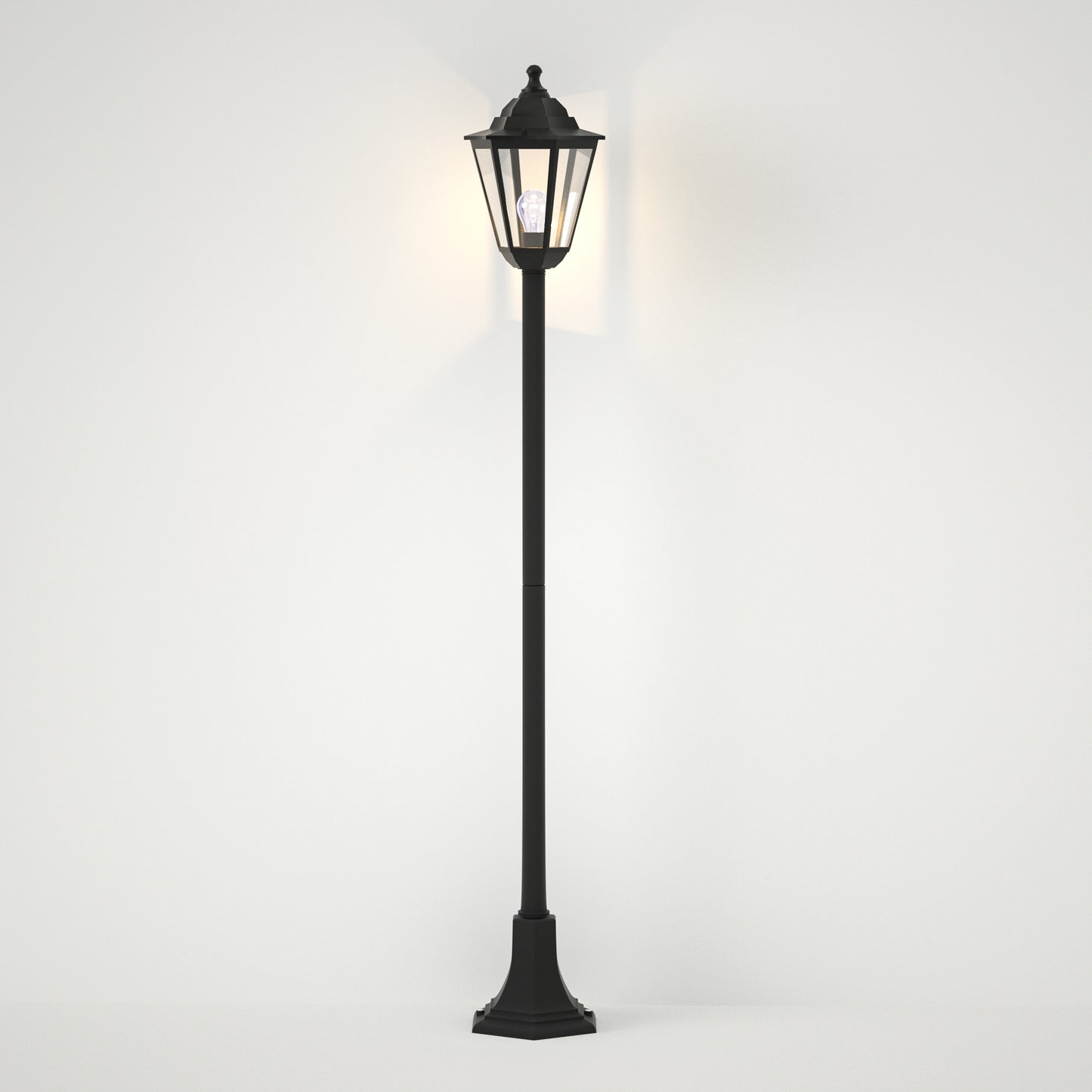 it-Lighting Redfish 1xE27 Outdoor Pole Light Black D:120cmx21.6cm (80500214)