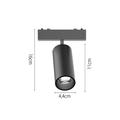 InLight Φωτιστικό LED 9W 3CCT για Ultra-Thin μαγνητική ράγα σε λευκή απόχρωση (by tuya and zigbee) D:16cmX4,5cm (T05105-WH)