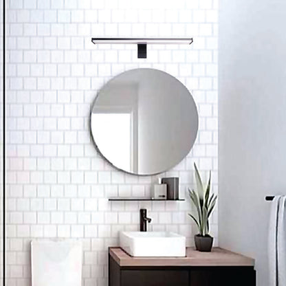 InLight Επιτοίχιο φωτιστικό LED 12W 4000K από πλαστικό σε μαύρη απόχρωση D:60cm (1047-Α)