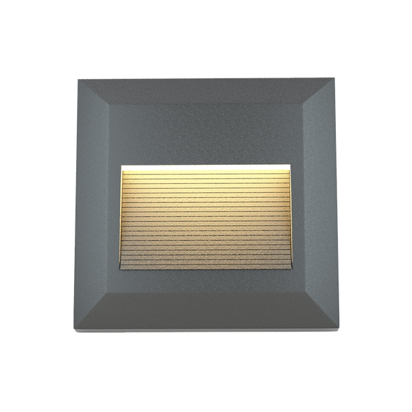 it-Lighting Salmon LED 2W 3CCT Outdoor Wall Lamp Anthracite CCT D:12.4cmx12.4cm (80201840)
