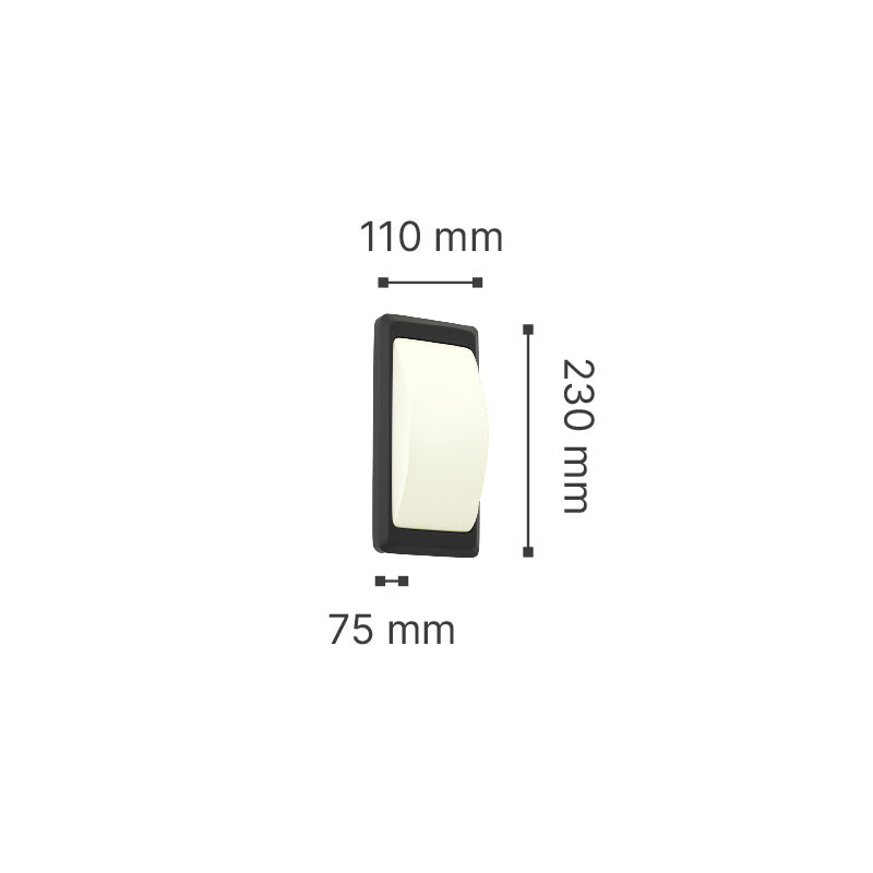 it-Lighting Wilson 2xG9 Outdoor Up-Down Wall Lamp Anthracite D:23cmx11cm (80202844)