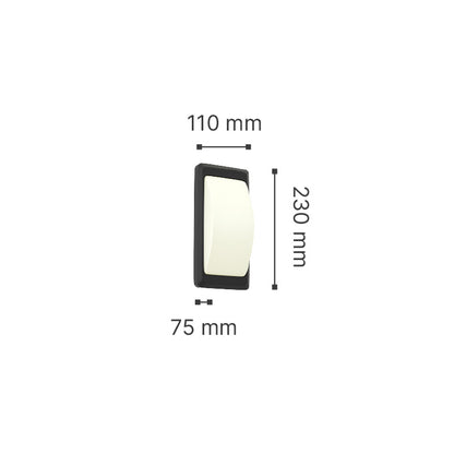 it-Lighting Wilson 2xG9 Outdoor Up-Down Wall Lamp Anthracite D:23cmx11cm (80202844)