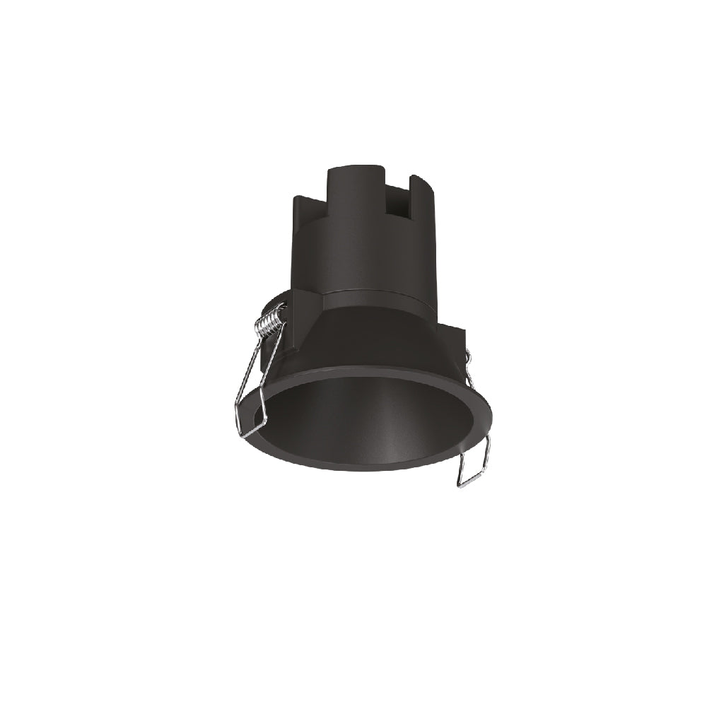 Inlight Downlight σποτ 7W 3CCT σε μαύρη απόχρωση (X00240B)