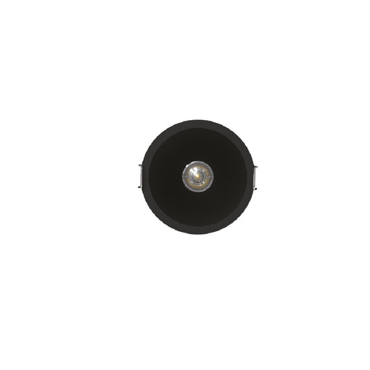 Inlight Downlight σποτ 7W 3CCT σε μαύρη απόχρωση (X00240B)