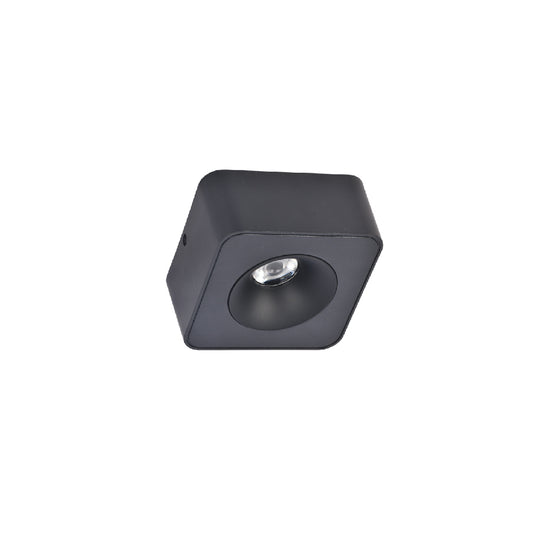 Inlight Downlight Mounted σποτ 8W 3CCT σε μαύρη απόχρωση (X00260B)