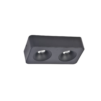 InLight Downlight Mounted σποτ 2*8W 3CCT σε μαύρη απόχρωση (X00270B)