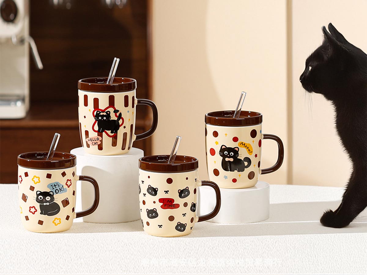 ΚΟΥΠΑ ΚΕΡΑΜΙΚΗ HELLO CAT - MUG 6468