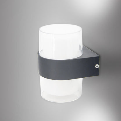 it-Lighting Athabasca LED 8W 3000K Outdoor Wall Lamp Anthracite D:10,5cmx13,5cm (80203241)