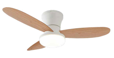 it-Lighting AURORA Ανεμιστήρας Οροφής με LED 20W, DC Μοτέρ & Smart App - Λευκό/Ξύλο (102001010)