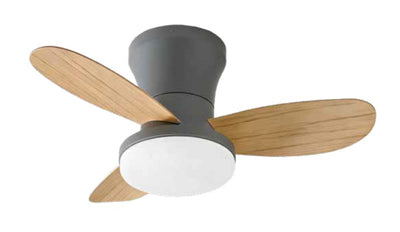 it-Lighting  BAY Ανεμιστήρας Οροφής με LED 20W, DC Μοτέρ & Smart App - Γκρι / Ξύλο (102000930)