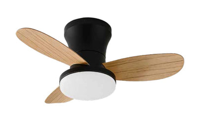 it-Lighting  BAY Ανεμιστήρας Οροφής με LED 20W, DC Μοτέρ & Smart App - Μαύρο/Ξύλο (102000920)