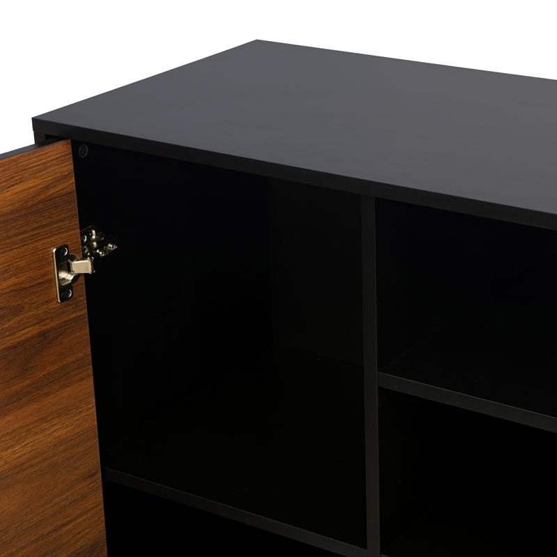 ΒΙΒΛΙΟΘΗΚΗ-ΡΑΦΙΕΡΑ ΜΕ 4 ΡΑΦΙΑ KAI 1 ΝΤΟΥΛΑΠΙ Fylliana FL2405 ΜΑΥΡΟ-ΚΑΦΕ ΧΡΩΜΑ 80x40x110εκ