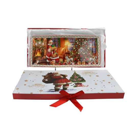 ΧΡΙΣΤΟΥΓΕΝΝΙΑΤΙΚΗ ΚΕΡΑΜΙΚΗ ΠΙΑΤΕΛΑ ΣΕ ΚΟΥΤΙ Fylliana FL41808