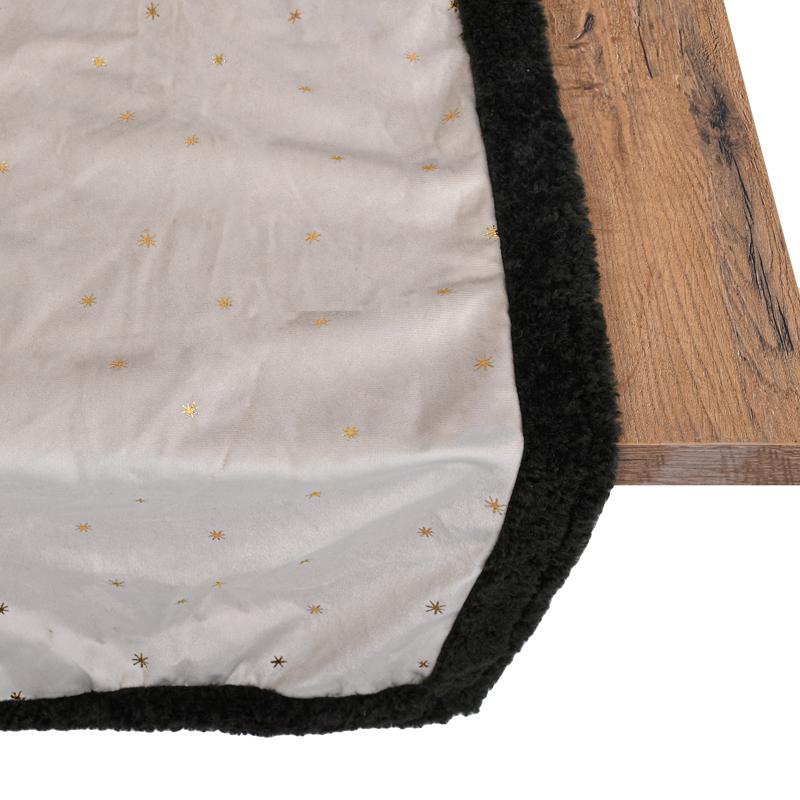 ΔΙΑΚΟΣΜΗΤΙΚΗ ΧΡΙΣΤΟΥΓΕΝΝΙΑΤΙΚΗ ΤΡΑΒΕΡΣΑ Fylliana FL1986 ΜΠΕΖ-ΠΡΑΣΙΝΟ-ΧΡΥΣΟ 40x140εκ