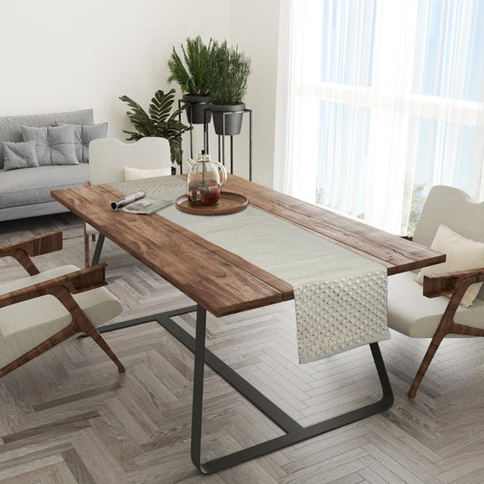 ΔΙΑΚΟΣΜΗΤΙΚΗ ΤΡΑΒΕΡΣΑ Fylliana FL481 IVORY ΧΡΩΜΑ 40x150εκ