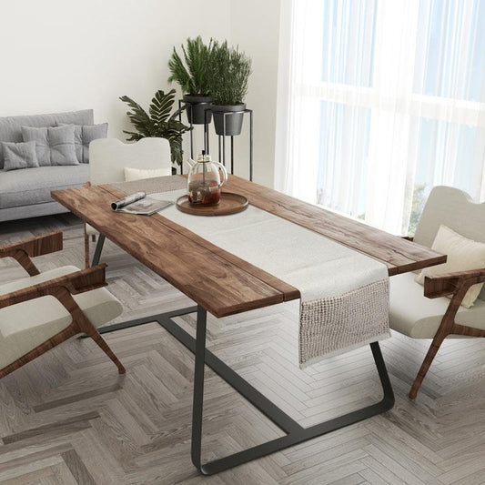 ΔΙΑΚΟΣΜΗΤΙΚΗ ΤΡΑΒΕΡΣΑ Fylliana FL822 ΜΠΕΖ ΧΡΩΜΑ 40x150εκ