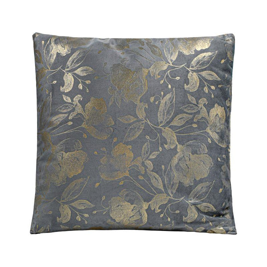 ΔΙΑΚΟΣΜΗΤΙΚΟ ΜΑΞΙΛΑΡΙ Fylliana ΓΚΡΙ-ΧΡΥΣΟ ΧΡΩΜΑ 43x43εκ