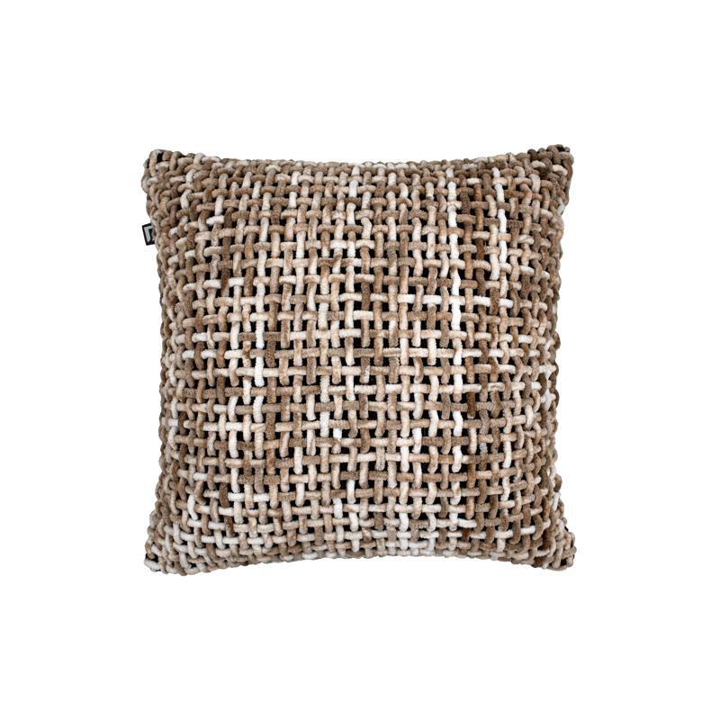 ΔΙΑΚΟΣΜΗΤΙΚΟ ΜΑΞΙΛΑΡΙ Fylliana "Lagoon" ΚΑΦΕ ΧΡΩΜΑ 45x45εκ