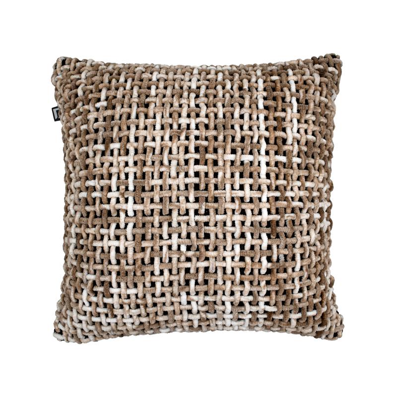 ΔΙΑΚΟΣΜΗΤΙΚΟ ΜΑΞΙΛΑΡΙ Fylliana "Lagoon" ΚΑΦΕ ΧΡΩΜΑ 60x60εκ