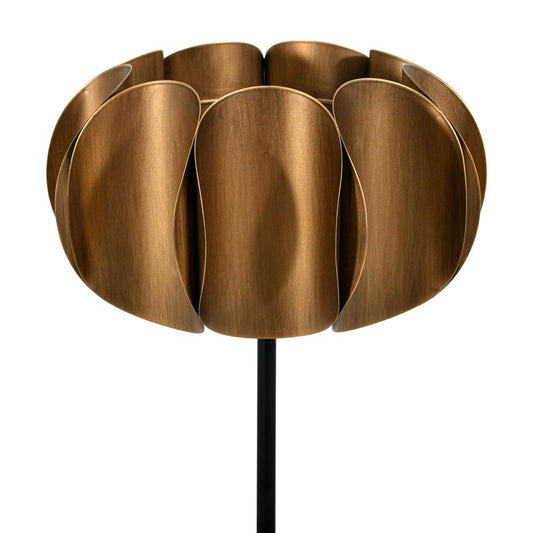 ΕΠΙΤΡΑΠΕΖΙΑ ΛΑΜΠΑ Fylliana FL610323 ΜΕΤΑΛΛΙΚΗ ΜΠΡΟΝΖΕ-ΜΑΥΡΟ ΧΡΩΜΑ 37x62εκ Ε27