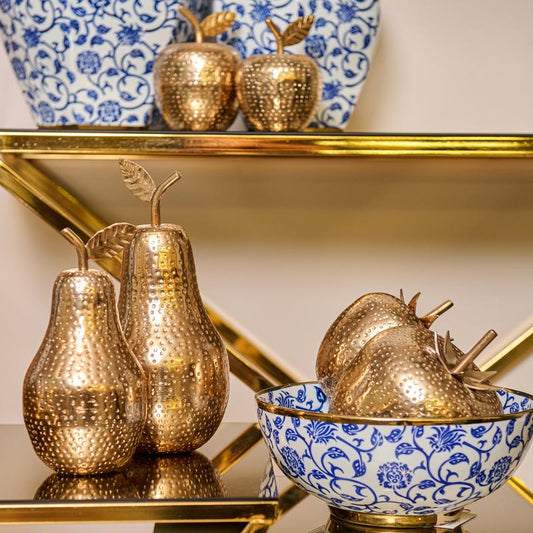 ΕΠΙΤΡΑΠΕΖΙΟ ΔΙΑΚΟΣΜΗΤΙΚΟ ΑΛΟΥΜΙΝΙΟΥ Fylliana Strawberry FL775 ΜΠΡΟΝΖΕ ΧΡΩΜΑ 10x13εκ