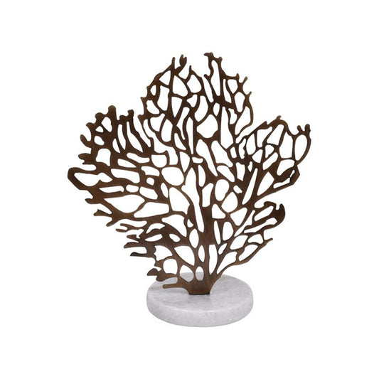 ΕΠΙΤΡΑΠΕΖΙΟ ΜΕΤΑΛΛΙΚΟ ΔΙΑΚΟΣΜΗΤΙΚΟ Fylliana Dalli ΜΠΡΟΝΖΕ ΧΡΩΜΑ 22x12x26εκ sls