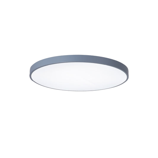InLight Πλαφονιέρα οροφής LED 20W 3CCT (by switch on base) από γκρι μέταλλο και ακρυλικό D:30cm (42035-D-Gray)