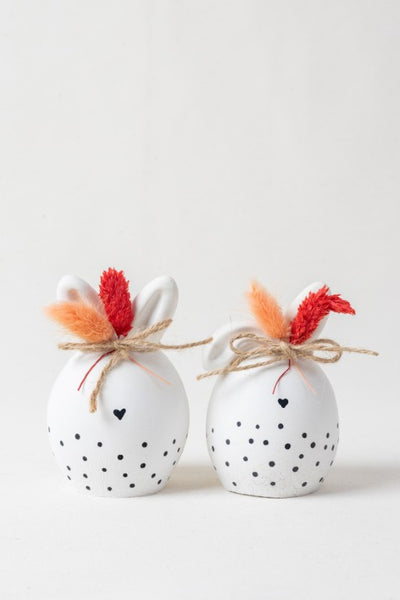 ΚΕΡΑΜΙΚΑ ΔΙΑΚΟΣΜΗΤΙΚΑ ΚΟΥΝΕΛΑΚΙΑ ΜΕ ΑΠΟΞΗΡΑΜΕΝΑ ΛΟΥΛΟΥΔΙΑ  - 020271