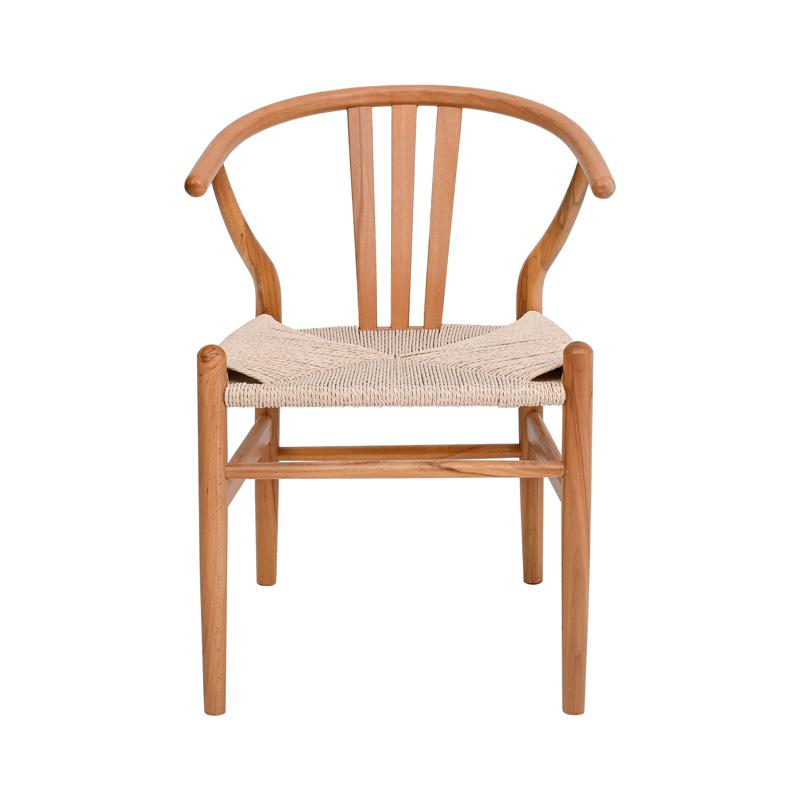 ΚΑΡΕΚΛΑ ΑΠΟ ΜΑΣΙΦ ΞΥΛΟ ΟΞΙΑΣ ΜΕ ΜΠΡΑΤΣΑ Fylliana " Aspen" ΦΥΣΙΚΟ ΧΡΩΜΑ 52x56x76εκ