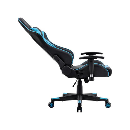 ΚΑΡΕΚΛΑ GAMING Fylliana SAR-1 ΜΑΥΡΟ-ΜΠΛΕ ΤΕΧΝΟΔΕΡΜΑ 64x53x135εκ