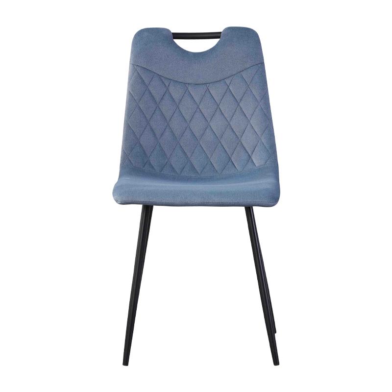 ΚΑΡΕΚΛΑ ΤΡΑΠΕΖΑΡΙΑΣ Fylliana FL003 RAF ΒΕΛΟΥΔΟ ΥΦΑΣΜΑ ΜΕ ΜΕΤΑΛΛΙΚΑ ΠΟΔΙΑ 44x54x85εκ