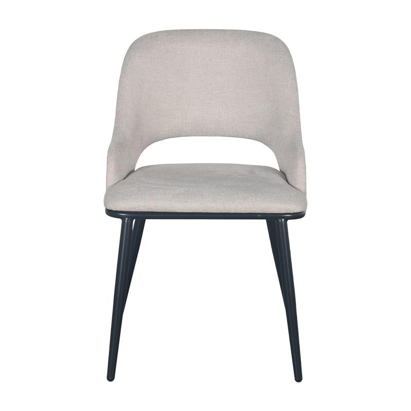 ΚΑΡΕΚΛΑ ΤΡΑΠΕΖΑΡΙΑΣ Fylliana 1607 ΚΡΕΜ ΥΦΑΣΜΑ ΜΕ ΜΑΥΡΑ ΜΕΤΑΛΛΙΚΑ ΠΟΔΙΑ 48x59x77εκ