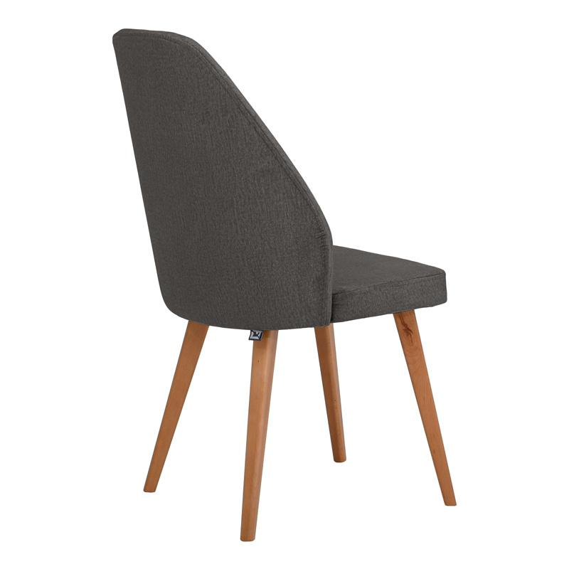 ΚΑΡΕΚΛΑ ΤΡΑΠΕΖΑΡΙΑΣ Fylliana New Melanie ΥΦΑΣΜΑ ΓΚΡΙ ΧΡΩΜΑ 46x48x93εκ