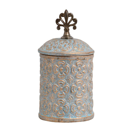 ΚΕΡΑΜΙΚΟ ΒΑΖΟ Fylliana 818710 ΒΕΡΑΜΑΝ-ΧΡΥΣΟ 15*15*30 sls