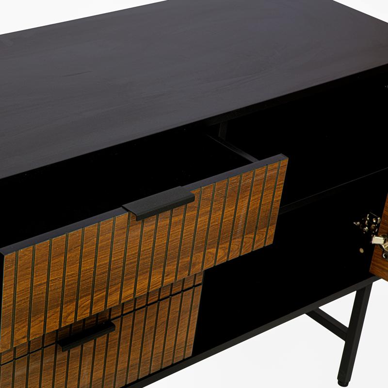 ΚΟΜΟΤΑ-ΜΠΟΥΦΕΣ Fylliana FL2405 ΜΑΥΡΟ-ΚΑΦΕ ΧΡΩΜΑ 150x40x75εκ