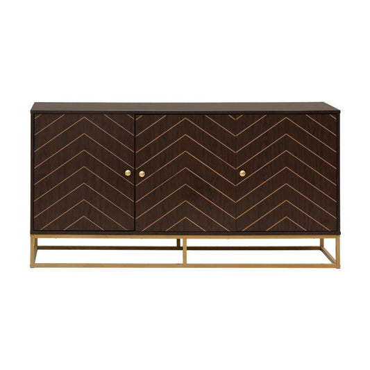 ΚΟΜΟΤΑ-ΜΠΟΥΦΕΣ Fylliana "Parlor" ΚΑΦΕ ΧΡΩΜΑ 150x39,5x76εκ