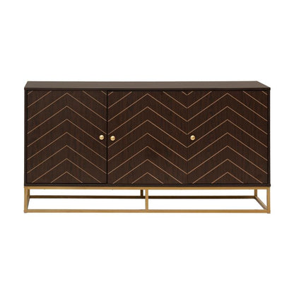 ΚΟΜΟΤΑ-ΜΠΟΥΦΕΣ Fylliana "Parlor" ΚΑΦΕ ΧΡΩΜΑ 150x39,5x76εκ