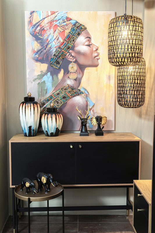 ΚΟΜΟΤΑ-ΜΠΟΥΦΕΣ ΜΕ 2 ΝΤΟΥΛΑΠΙΑ Fylliana Living ΚΑΦΕ-ΜΑΥΡΟ ΧΡΩΜΑ 120x40x90εκ