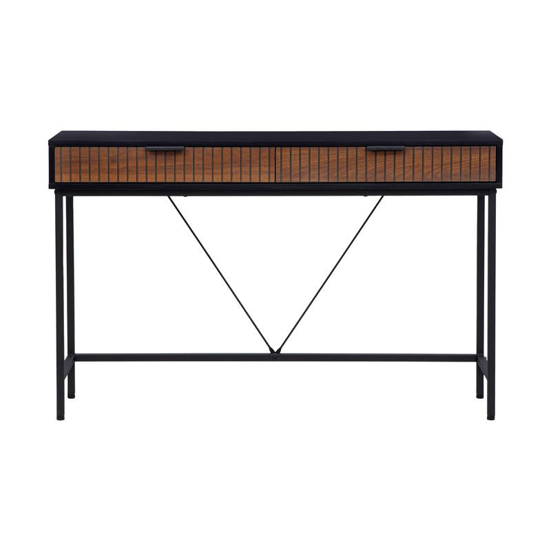 ΚΟΝΣΟΛΑ Fylliana FL2405 ΜΑΥΡΟ-ΚΑΦΕ ΧΡΩΜΑ 120x30x76εκ