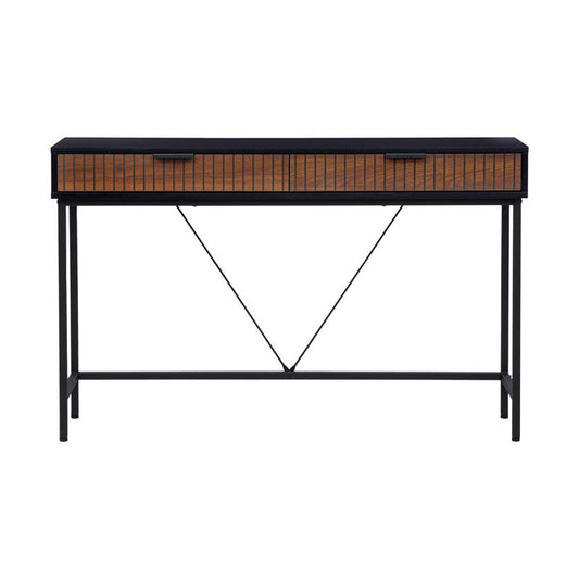 ΚΟΝΣΟΛΑ Fylliana FL2405 ΜΑΥΡΟ-ΚΑΦΕ ΧΡΩΜΑ 120x30x76εκ