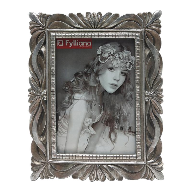 ΚΟΡΝΙΖΑ POLYRESIN Fylliana 21720 10*15 ΑΣΗΜΙ ΧΡΩΜΑ 15.5*1.5*20.5 sls