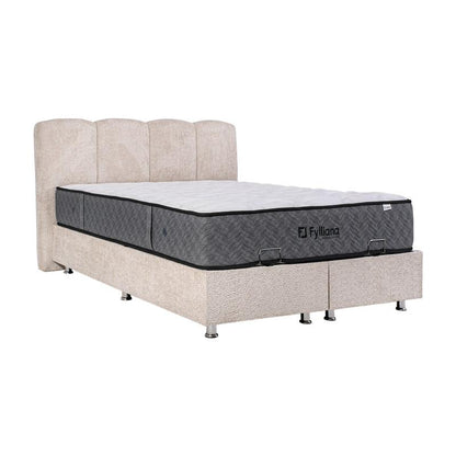 ΚΡΕΒΑΤΙ Fylliana Edem ΜΠΕΖ ΜΕ ΑΠΟΘ ΧΩΡΟ 212x179x130εκ (160x200)